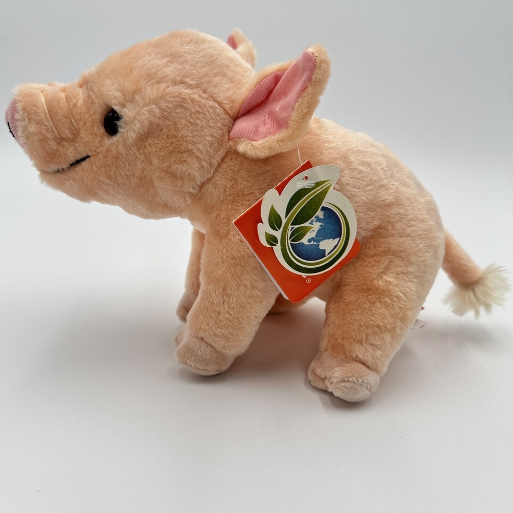 Wild Republic Pig Cuddlekins 8" Stuffed Animal Pink Mini Pig Baby Piggy Plush - Picture 5 of 11